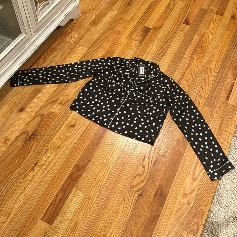 Nasty Gal Star-T The Party Satin Trousers Pajama Set - Picture 6 of 10